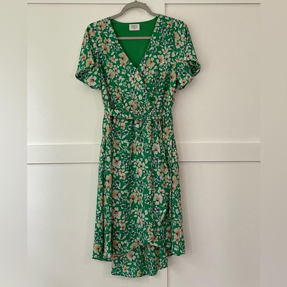 Floral Sienna Sky Midi Dress